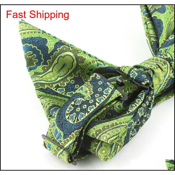 

tagerwilen green paisley big bowtie groom bowtie black tuxedo bow tie pretied bow tie weddin qylghd new_dhbest, Black;gray