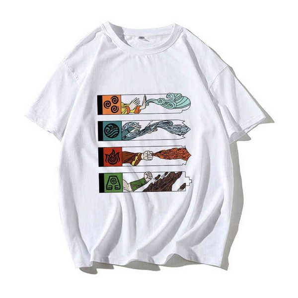 

avatar t-shirt the last airbodler aang avatar women's, White