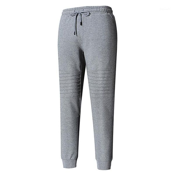 

summer fall thin soft cotton lounge pants nightwear mens pajamas loose breathable home pants elastic home men sleep bottoms u61, Black