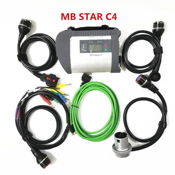 

2020 mb star c4 mb sd connect compact 4 diagnostic tool with wifi function multi-language for cars and trucks1