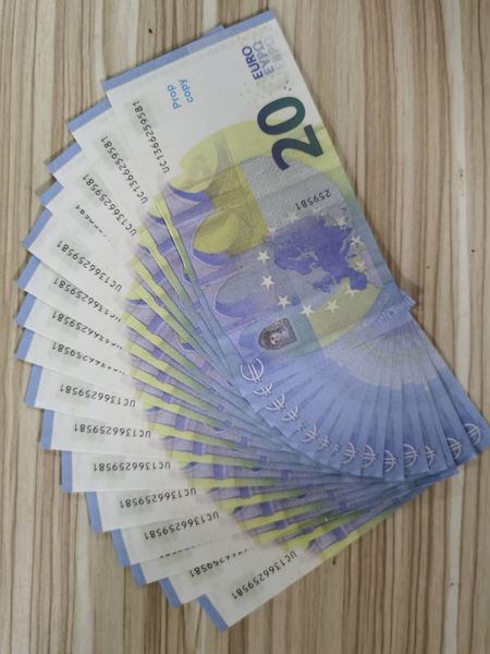 

euros prop money billet 20/50 euros fake money play money 100pcs/pack ing
