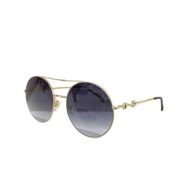 

75% off high version g family's new horsetail buckle round double beam sunglasses ni luhan's same fashion sunglasses gg0878s, White;black