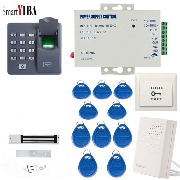 

smartyiba rfid biometric fingerprint password door access controller system dingdong bell electric door lock power supply