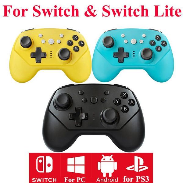 

for n-switch pro ns pro switch lite gamepad wireless bluetooth gamepad for ps3 pc android game joysticks controller with 6-axis1
