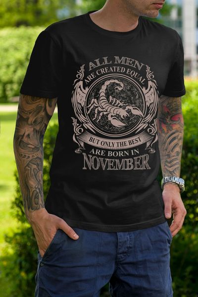 

all men are created equal but only the are born in november size s 2xl hoodie designers t shirts sweatshirt