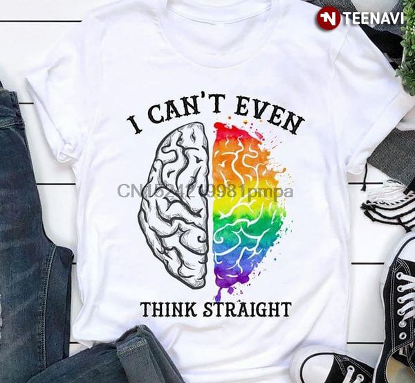 

sport men t shirt lgbt brain i can't even think straight women tshirts