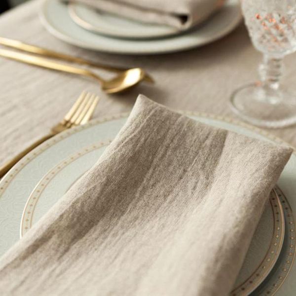 

natural linens napkins linnen fabric flax napkin table dinner napkins for wedding party