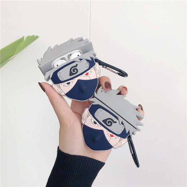 

qanaruto airpods1 / 2 protective case kakashi headset cover silicone bluetooth soft caselk