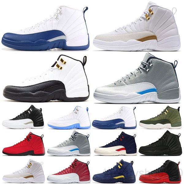 

mens 12 12s basketballs shoes reverse flu game royal dark concord gym red taxi white black grey outdoor boots sneakers university blue fg6p