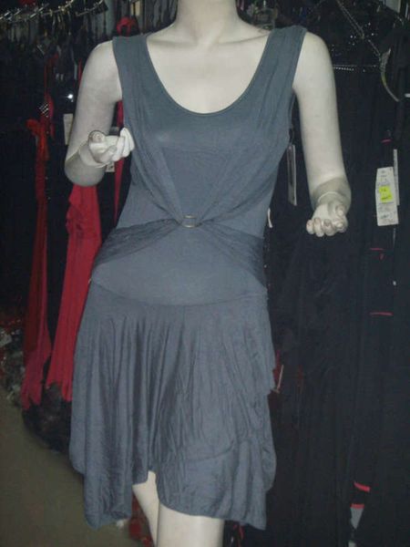 

garment factory specializes in grey guangzhou dress, professional fashion, Black;gray