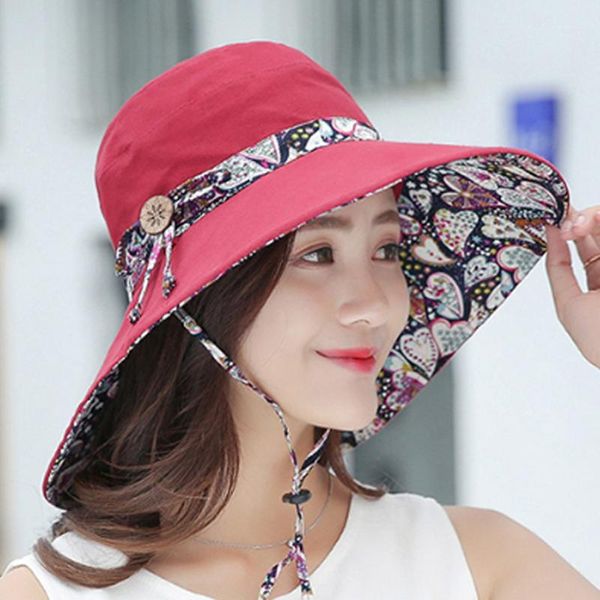 

uv protection wide brim fashion packable fishing summer caps floppy fisher women lady sun hat casual cotton visors, Blue;gray
