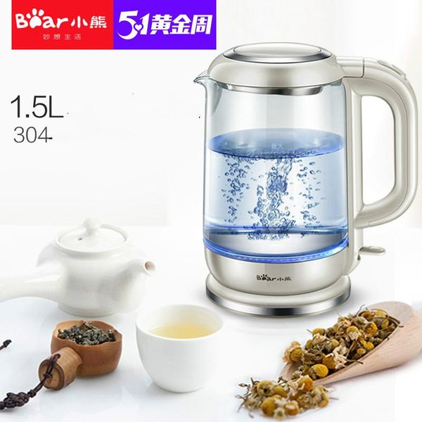 

bear 220v household electric kettle health preserving glass pot kettle zdh-a15d1