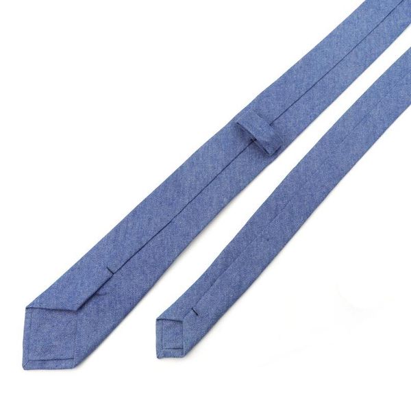 

cotton denim ties men's black blue solid color tie narrow 6cm width necktie slim skinny cravate narrow thick business jllwqy, Blue;purple