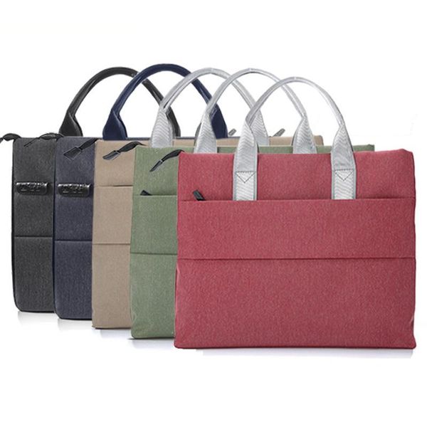 

briefcases handheld zipper bag package briefcase male business office conference bolso de mano hombre lapbags for men