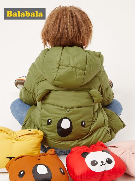 

children down jacket light thin baby girl coat autumn and winter new children's clothing warm short lj201120, Blue;gray