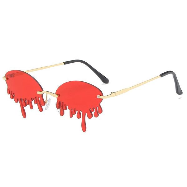 

sunglasses women red/green tears fashion female shades, White;black