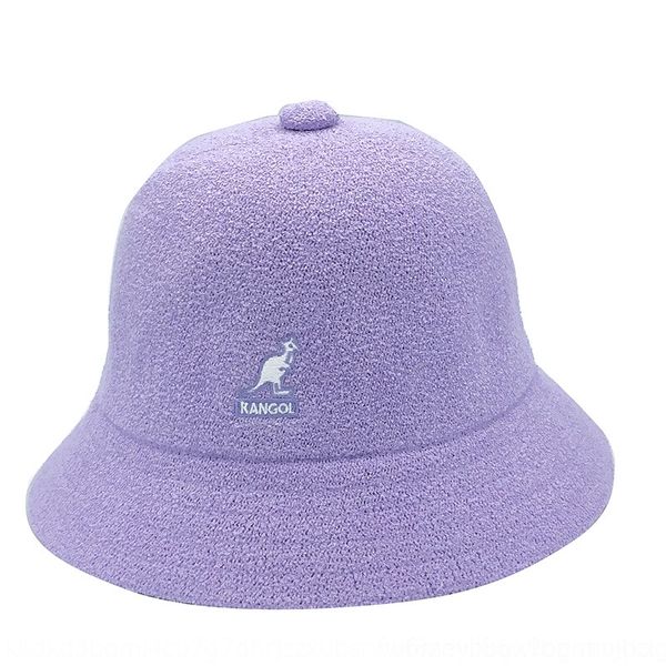 

xf17 winter women039;s kangol warm plush hat alllamb wool blank fisherman hat bucket basin hat jxw715, Brown;gray
