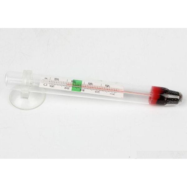 

aquarium water thermometer accurate glass temperature meter control with suction cup f qylomf packing2010