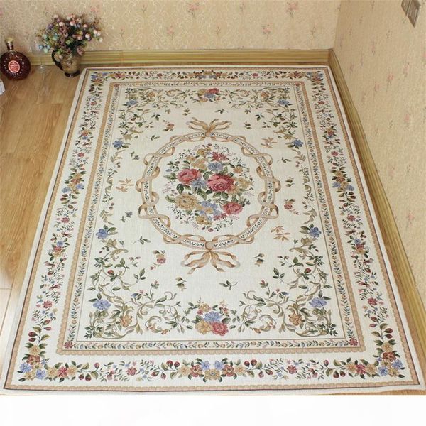 

europe pastoral village carpets for living room home area rugs for bedroom study dining table floor mat anti-slip carpet mats