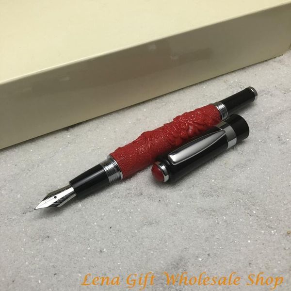 

fuliwen f30 carving resin china "bright future" fountain pen metal gift pen resin decorate