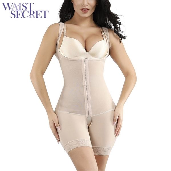 

wasit secret women shapewear body shaper slim underwear one piece bodysuit shapewear underbust lady underbust body shapers 201222, Black;white