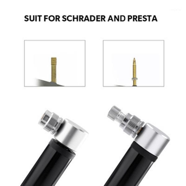 

bike pumps aluminum alloy mini bicycle pump tire air inflator for mountain parts1