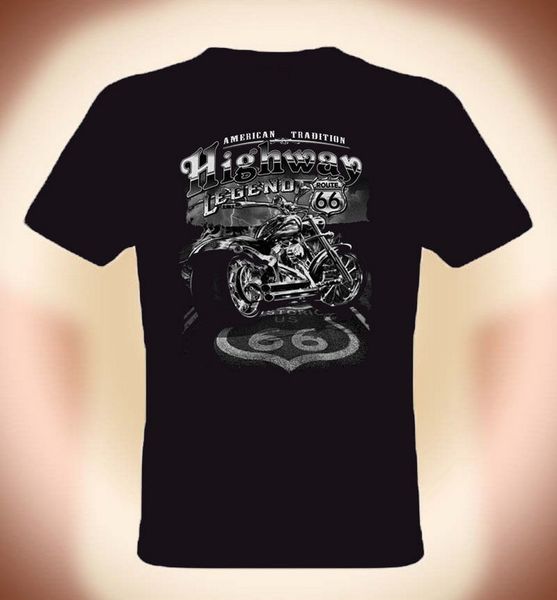 

biker tee t shirt route 66, highway legend, american tradition, sizes s to xxxl t-shirt fashion cool sport hooded sweatshirt hoodie