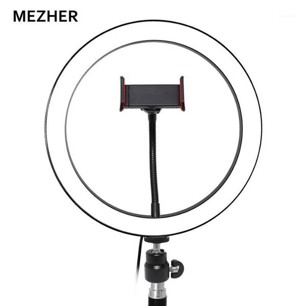 

mezher portable self-timer video ring light led studio lamp adjustable device led ring lighting camera mobile phone pgraphy1