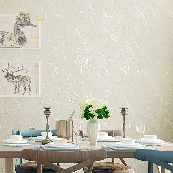 

wallpaper solid color non-woven modern plain marble crackle wall paper roll bedroom living room wallpapers home decor