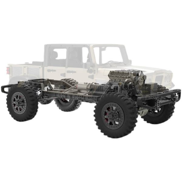 TWOLF 1:10 TW-715 Full Metal CNC Off-road Crawler RC Modello di telecomando Auto da arrampicata Bambini Giocattolo per adulti Regalo