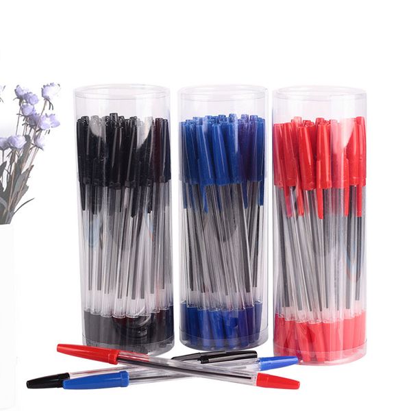 

2pcs/lot 0.7mm Black Blue Red Ink Ballpoint pen stylo pennen boligrafos kugelschreiber canetas penna kalem pens for writing 3688