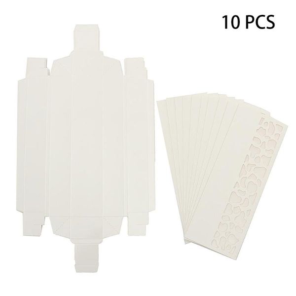 

gift wrap 10pcs rectangular cookie macaroon packing box party wedding drawer type hollowed out storage container paperboard accessories