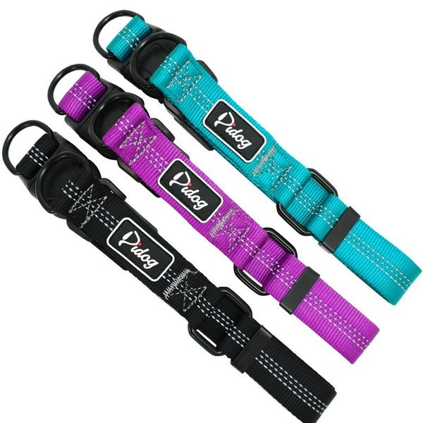 

dog collar perro nylon reflective pet puppy collars safety adjustable for small medium large dogs pitbull german shephe wmtunv