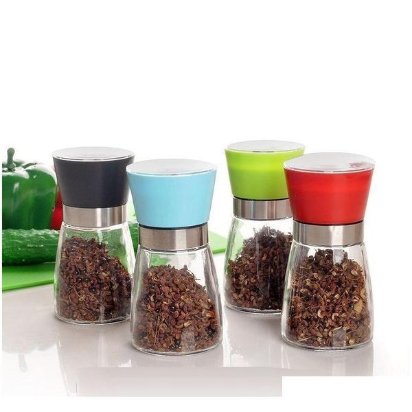 

pepper salt grinder glass cruet mill spic jllaal dayupshop