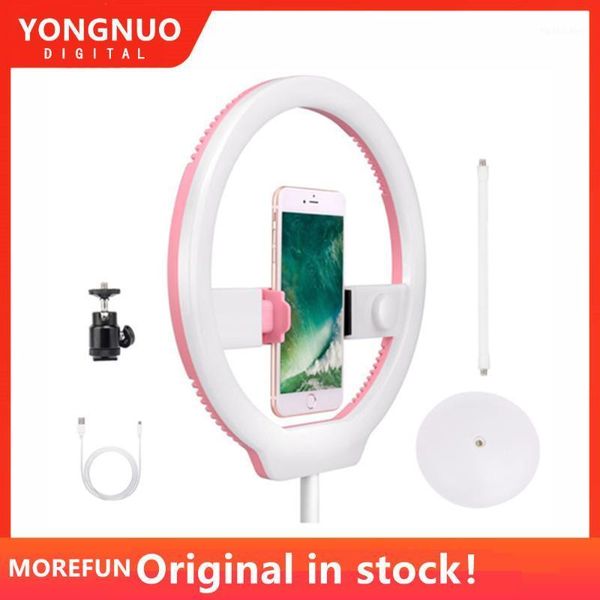 

flash heads yongnuo yn128 camera po/studio/phone/video 128 led ring light 3200k-5500k pography dimmable lamp1