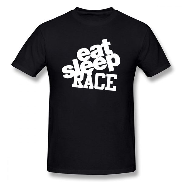 

eat sleep race fashion funny birthday short sleeves causal o neck tees hip hop oversized sport hooded sweatshirt hoodie men t shirt