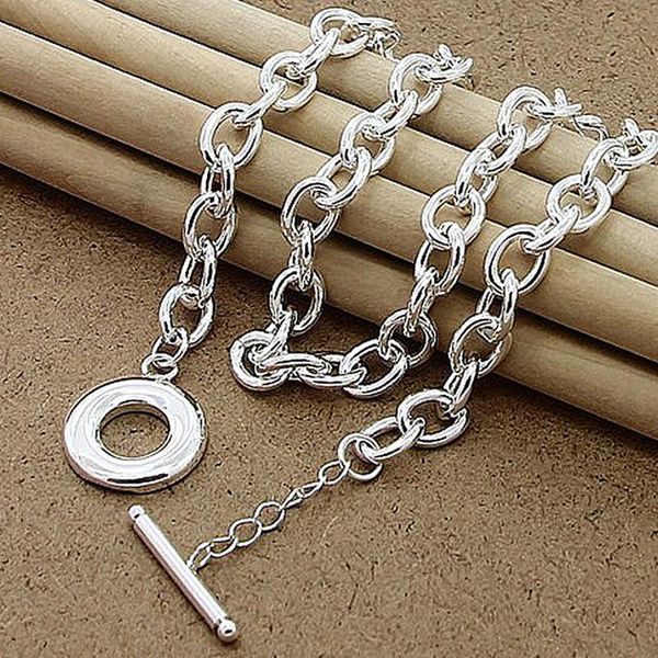 

meekcat 925 sterling silver chain link necklaces women men luxury silver jewelry ing