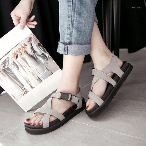 

summer fashion women shoes flat bottom leisure beach sports sandals ladies shoes1, Black