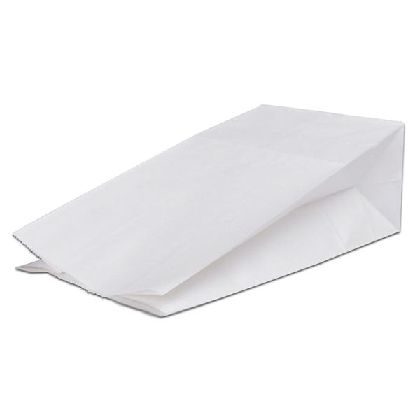 

100pcs 4 sizes white open kraft paper packing bag with flat bottom party gifts crafts stand up paper pouch for h wmtitm