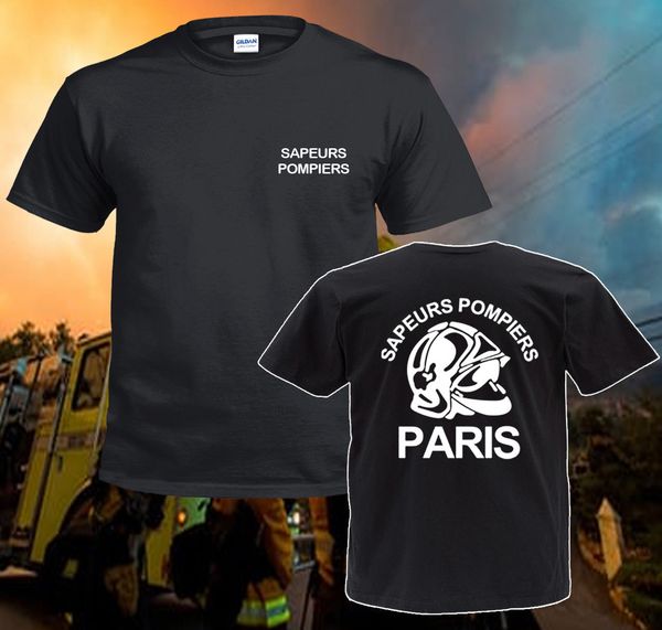 

men's funny inspired new sapeurs pompiers paris france firefighter, fire department custom hooded sweatshirt hoodie men t shirt