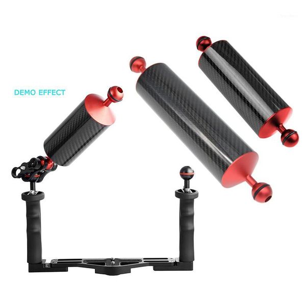 

new carbon fiber buoyancy arm underwater float arm for video light strobe mounting1