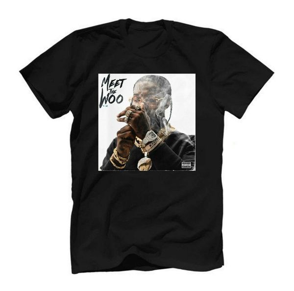 

pop smoke meet the woo album cover black hoodie designers t shirts sweatshirt