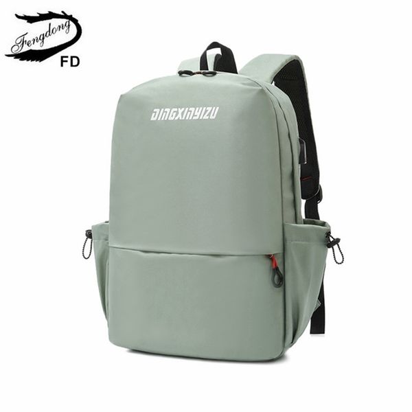 

fengdong girls school bags student fashion backpacks bookbag female waterproof travel backpack women bagpack sports backpack lj201225