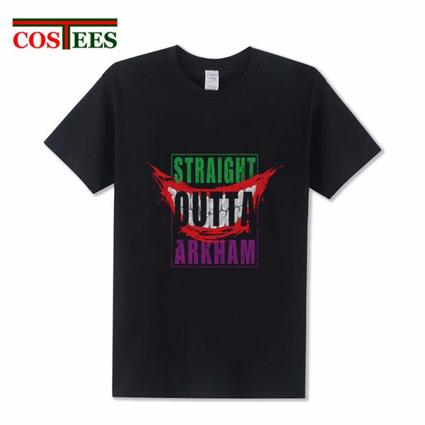 

creative design straight outta arkham funny joker bad clown online dropship e packet sport hooded sweatshirt hoodie men t shirt