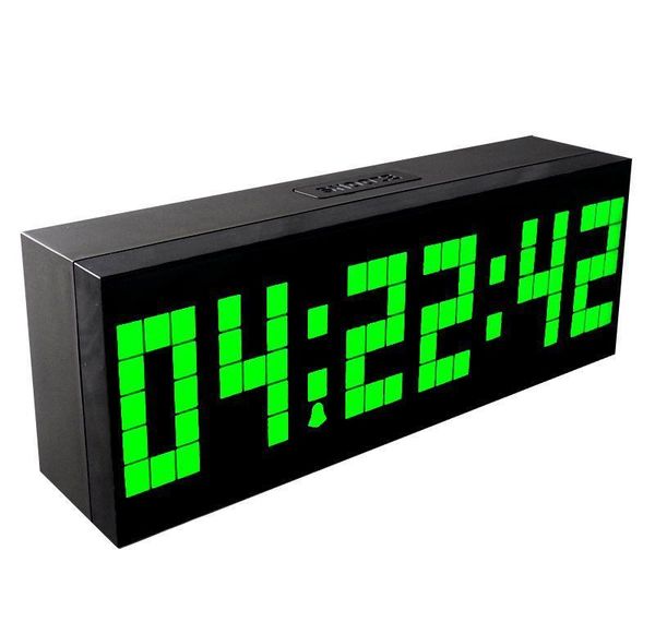 

new arrival large digital chess clock countdown hours minutes second and display temperature date bbyhhh lg2010