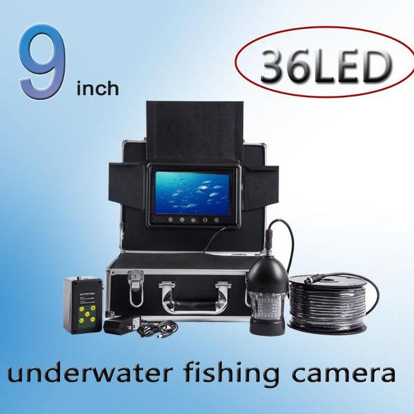 

hd 9inch lcd screen sony 360 panning camera f08a support dvr underwater fish finder monitor system deeply waterproof function