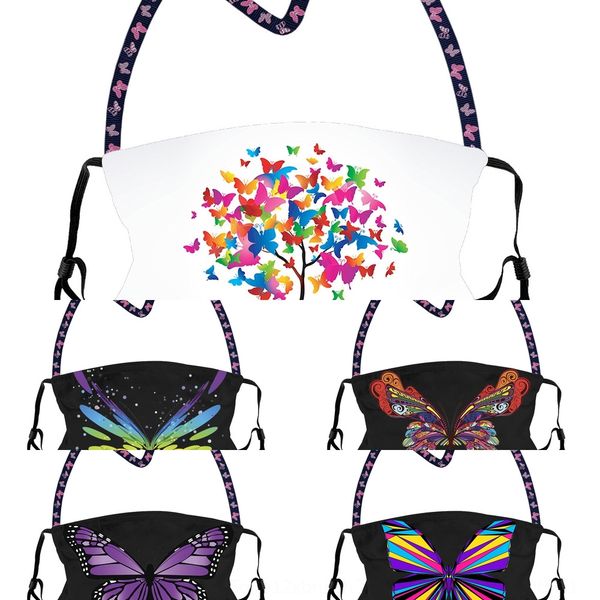 

xigb 1pcs cotton dustproof pm2.5 anime mask black mask mouth woman men night glow cartoon dark skull mouth masks half muffle face in