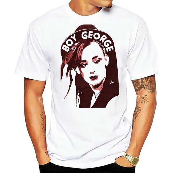 

latest fashion men's boy george print casual short sleeve men's t-shirt sport hooded sweatshirt hoodie