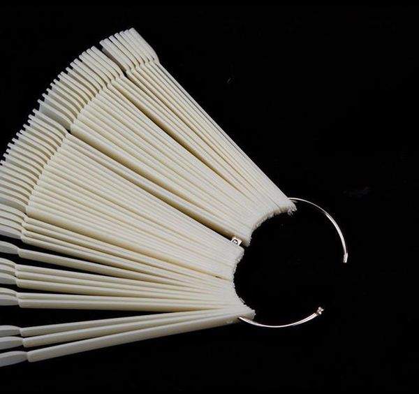 

beauty & health 1set false nail tips nature transparent nails capsule fan finger full card nail art display pract jllkgt nana_home, Red;gold