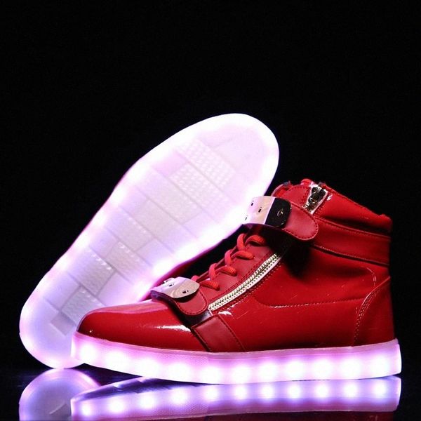 

warm like home usb charger glowing sneakers led children lighting shoes boys girls illuminated luminous sneaker big boy/girls #zu2e